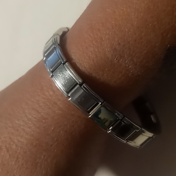 Pugster extra lg. Stainless steel bracelet - Picture 1 of 7